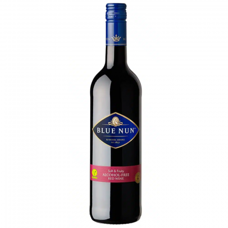 Bauturi fara alcool din Vin Rosu Dezalcoolizat - Blue Nun Rosu 0.75L | Vin dezalcoolizat rosu demisec