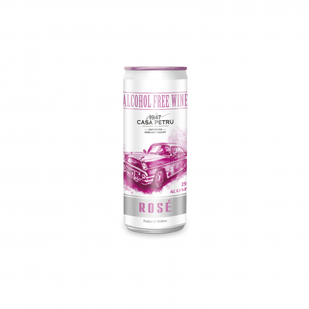 Toate produsele - Casa Petru Rose doza 0.25L | Vin spumant roze demisec dezalcoolizat
