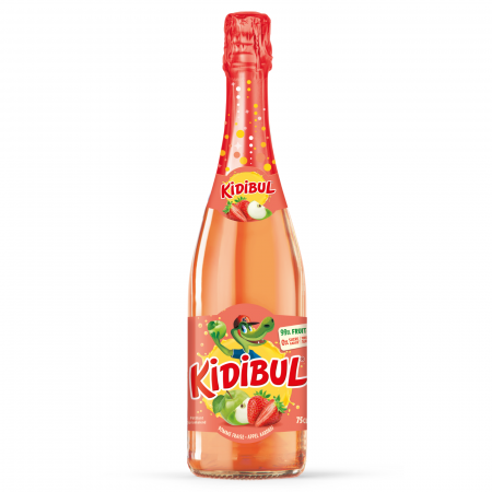 Kidibul | bauturi festive pentru copii - Kidibul Mar & Capsune 750ml | 99% Suc de fructe