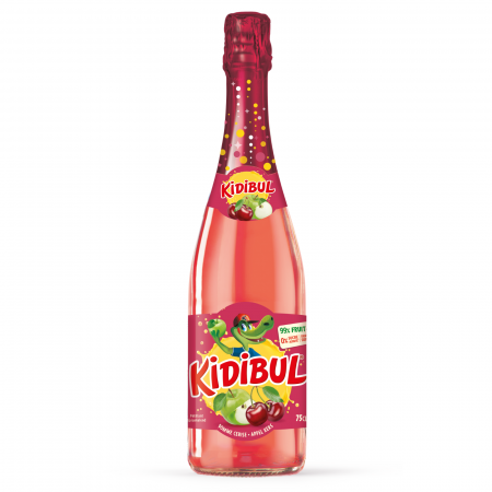 Kidibul | bauturi festive pentru copii - Kidibul Mar & Cirese 750ml | 99% Suc de fructe