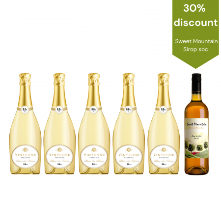 Spumant Alb fara alcool - Mix Pack Hugo Zero
