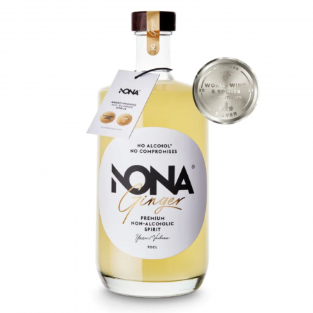Alternative fara alcool la Gin - NONA Ginger 70cl | Yuzu / Verbina | Gin fara alcool