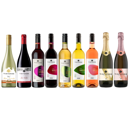 Bauturi fara alcool din Vin Alb Dezalcoolizat - PROMO PACK VINTENSE