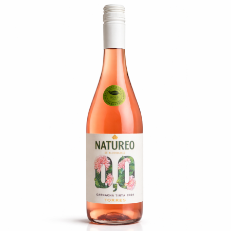 Bauturi nealcoolice pe baza de vinuri roze dezalcoolizate - Natureo Garnacha Tinta 2024 0,0%, 0,75L | Vin dezalcoolizat Roze sec