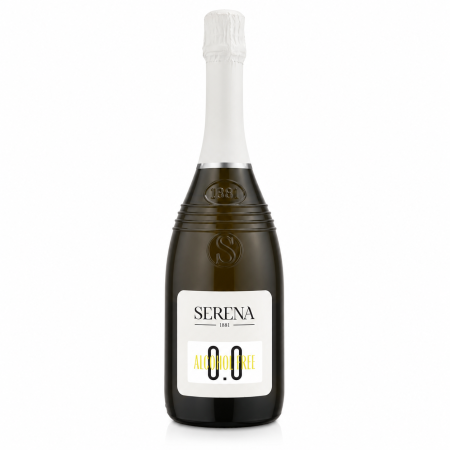 Bauturi spumoase nealcoolice pe baza de vinuri albe dezalcoolizate - Serena 1881 Vin Spumant Dezalcoolizat Demi-Sec Alb 0.75L 0.0%