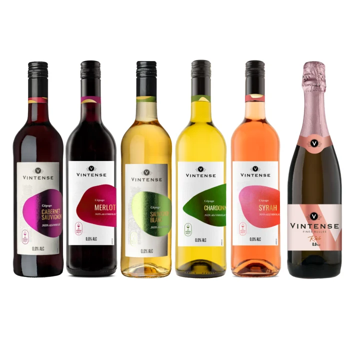 Pachete Speciale - Vintense Mix 6 x 0,75L – Pachet 6 sortimente fără alcool, 10% reducere