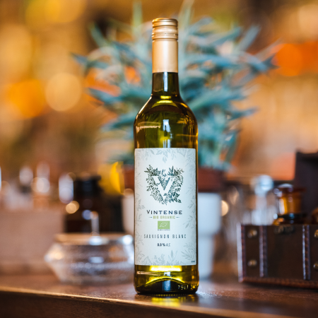 Vintense Sauvignon Blanc Bio 0.75L | RO-ECO-007 | Bautură nealcolica din vin Bio dezalcoolizat | lot L23130P [1]