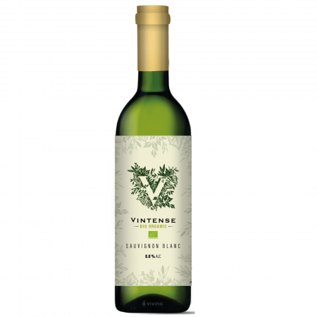 Bauturi fara alcool din Vin Alb Dezalcoolizat - Vintense Sauvignon Blanc Bio 0.75L | RO-ECO-007 | Bautură nealcolica din vin Bio dezalcoolizat | lot L23130P