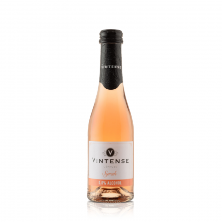 Bauturi fara alcool din Vin Roze Dezalcoolizat - Vintense Syrah 0.20L | Vin dezalcoolizat roze demisec