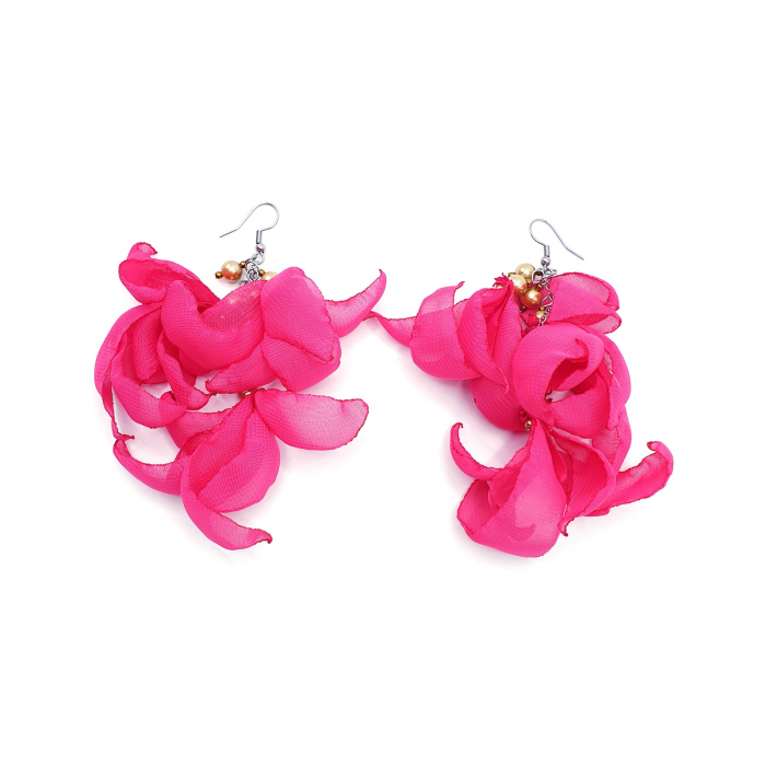 cercei-frunze-roz-aprins-magenta-flamingo [2]