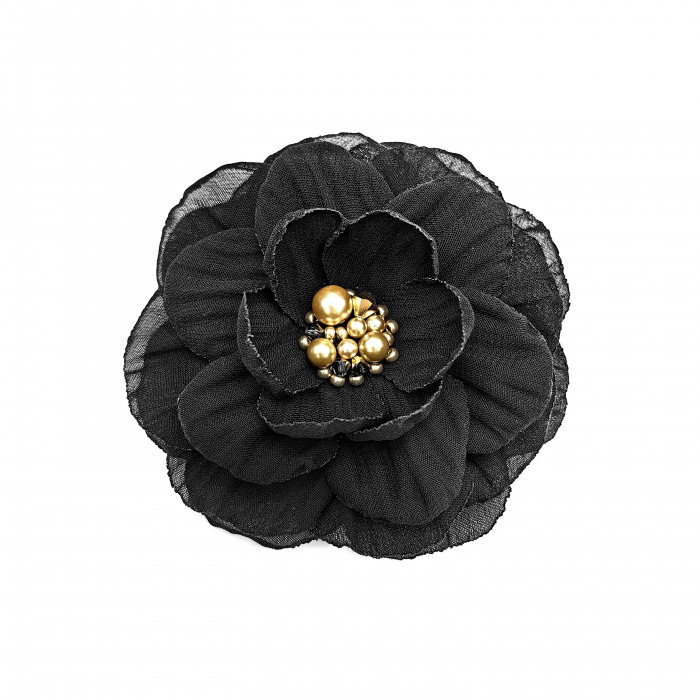 brosa-floare-textila-neagra-mijloc-auriu [2]