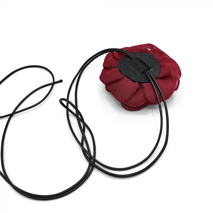 colier-choker-floare-trandafir-voal-grena-bordo-snur [3]