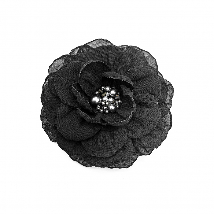brosa-floare-textila-neagra-mijloc-auriu [4]