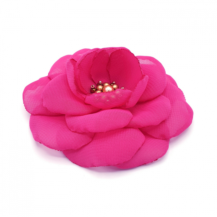 brosa-floare-roz-zmeura-handmade [2]