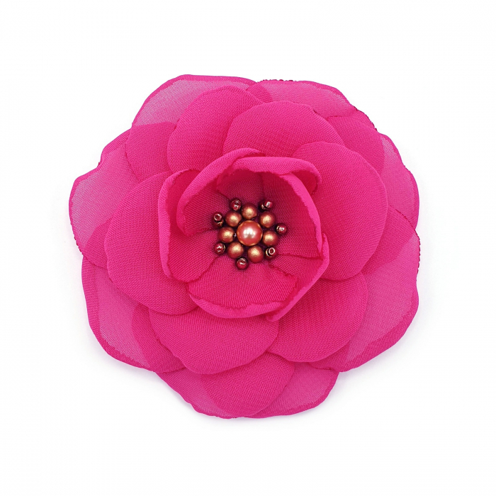 brosa-floare-roz-zmeura-handmade [3]