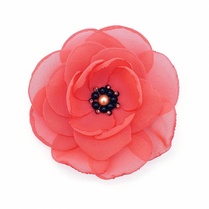brosa-floare-corai-handmade [3]