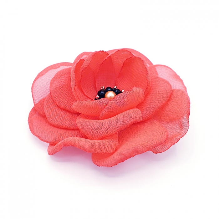 brosa-floare-corai-handmade [4]