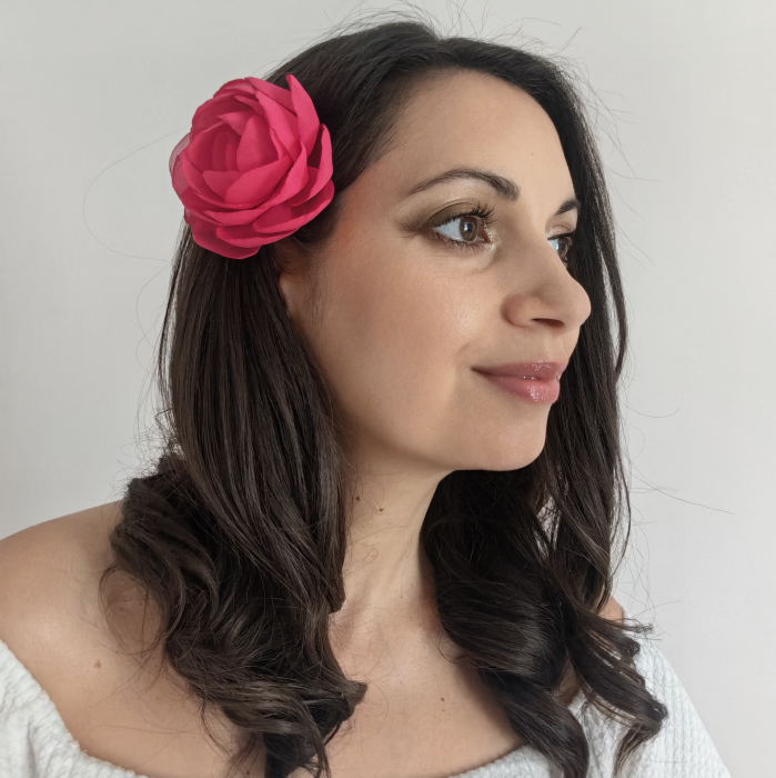 brosa-agrafa-floare-trandafir-roz-aprins-magenta [2]