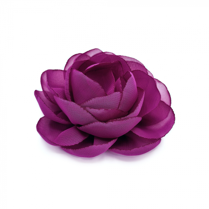 brosa-agrafa-floare-trandafir-voal-purpuriu-violet-mov [3]