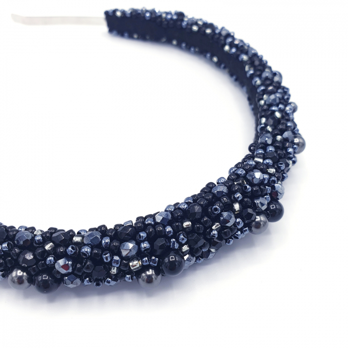 coronita-par-perle-cristale-negru-argintiu [2]