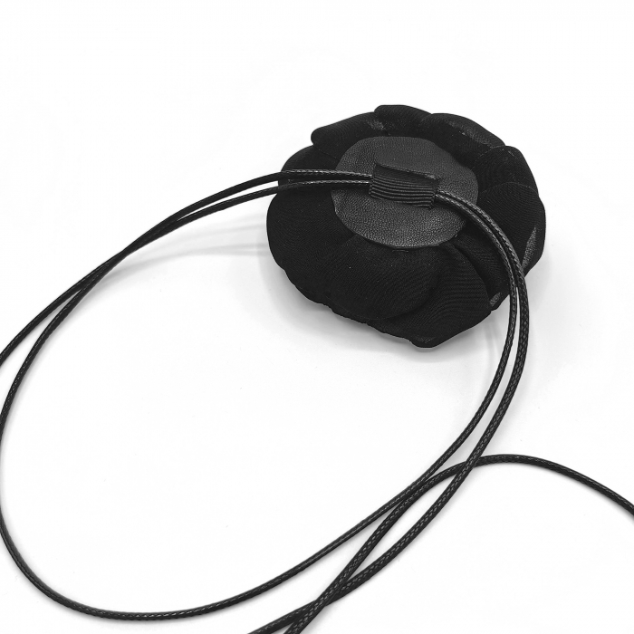 colier-choker-floare-trandafir-voal-negru-snur [4]