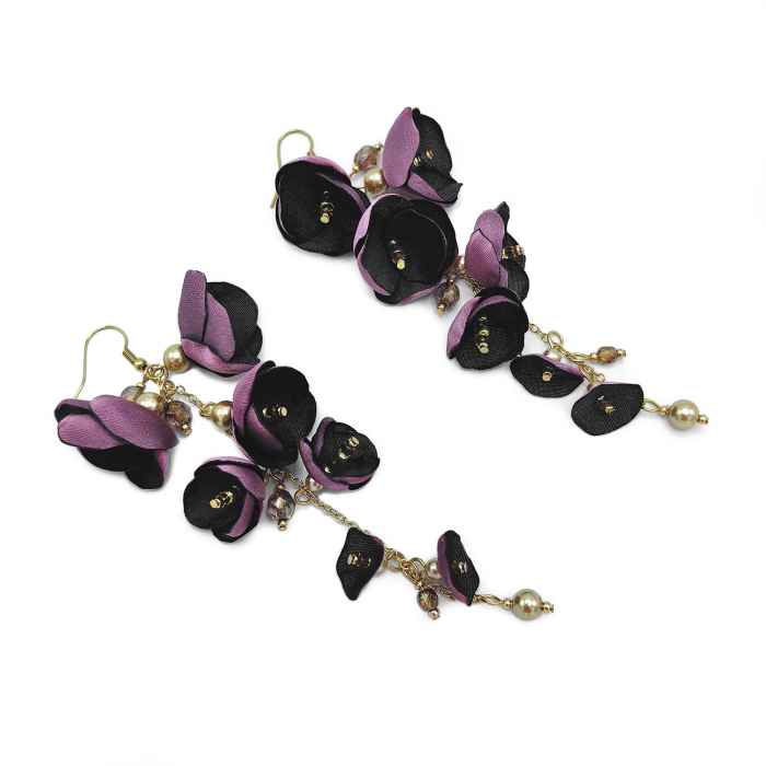 cercei-candelabru-foarte-lungi-flori-matase-roz [4]