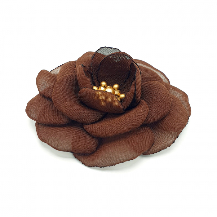 brosa-floare-maro-handmade [2]
