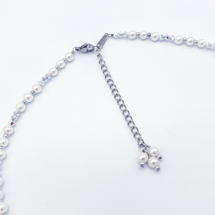 colier-choker-perle-cristale-albe-argintii [3]