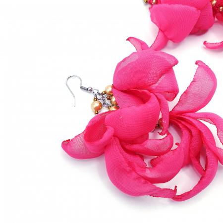 cercei-frunze-roz-aprins-magenta-flamingo [2]