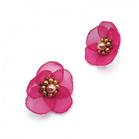 cercei-mici-eleganti-flori-roz-zmeura [1]