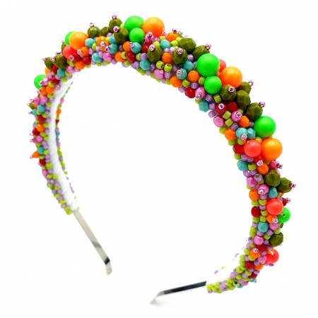 BIJUTERII SI ACCESORII - coronita-par-multicolor-neon