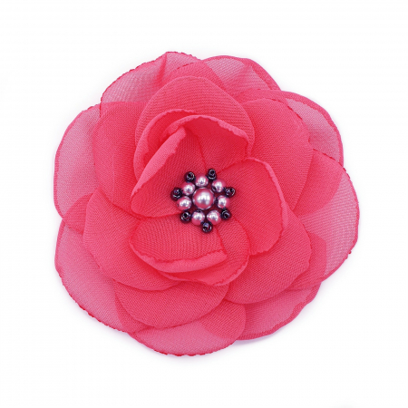 brosa-floare-roz-corai-handmade [2]