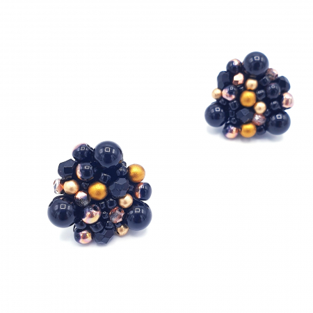 cercei-rotunzi-pietre-negre-aurii [2]