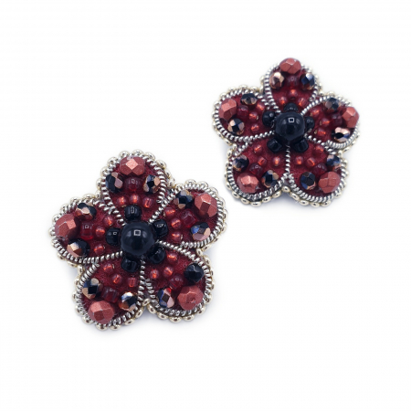 cercei-floare-grena [2]