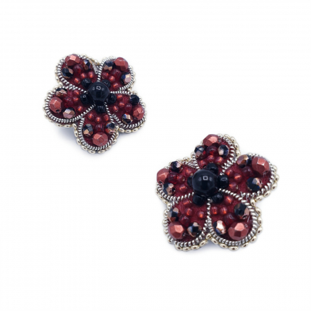 cercei-floare-grena [3]