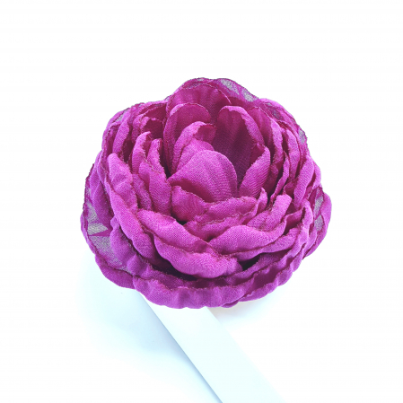 Brose - brosa-eleganta-floare-bujor-roz-viva-magenta-voal
