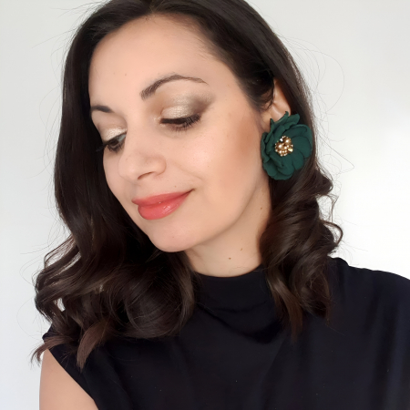 cercei-clips-floare-verde-inchis [1]