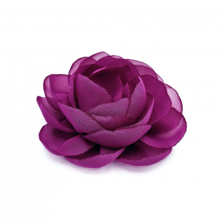 brosa-agrafa-floare-trandafir-voal-purpuriu-magenta [2]