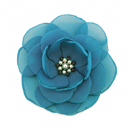 brosa-floare-turcoaz-handmade [2]
