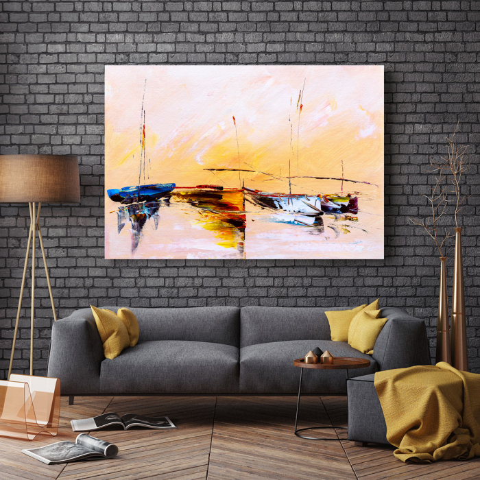 Tablou Canvas - Painting Boat [3]