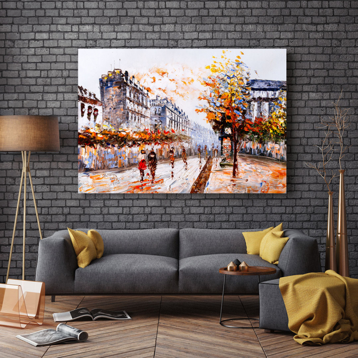 Tablou Canvas - Autumn over town [3]