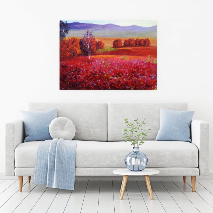 Tablou Canvas - Red Autumn [2]