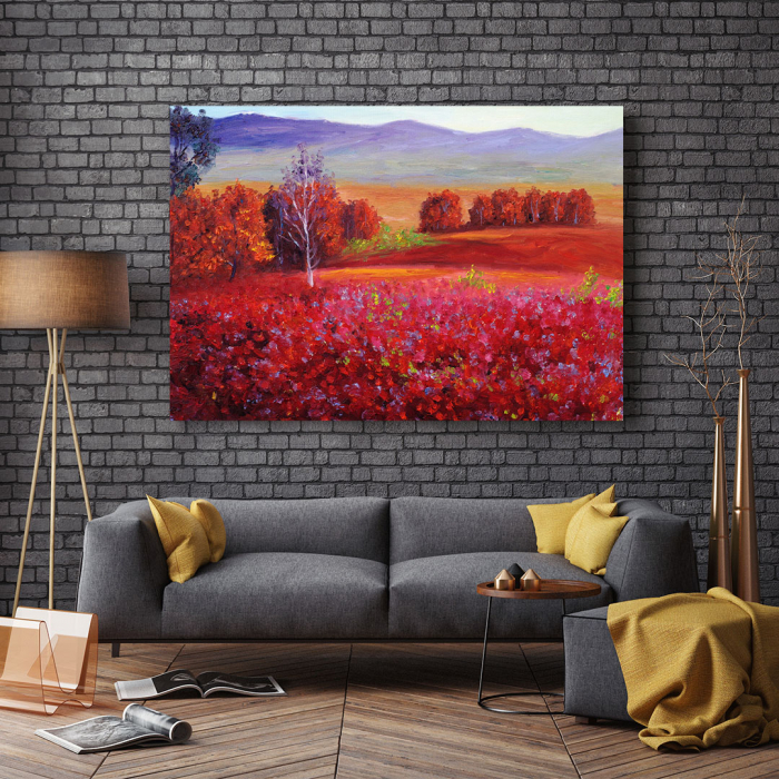 Tablou Canvas - Red Autumn [3]