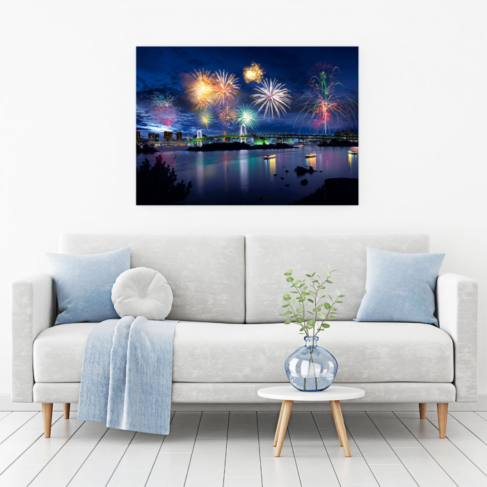 Tablou Canvas - Tokyo Fireworks [2]