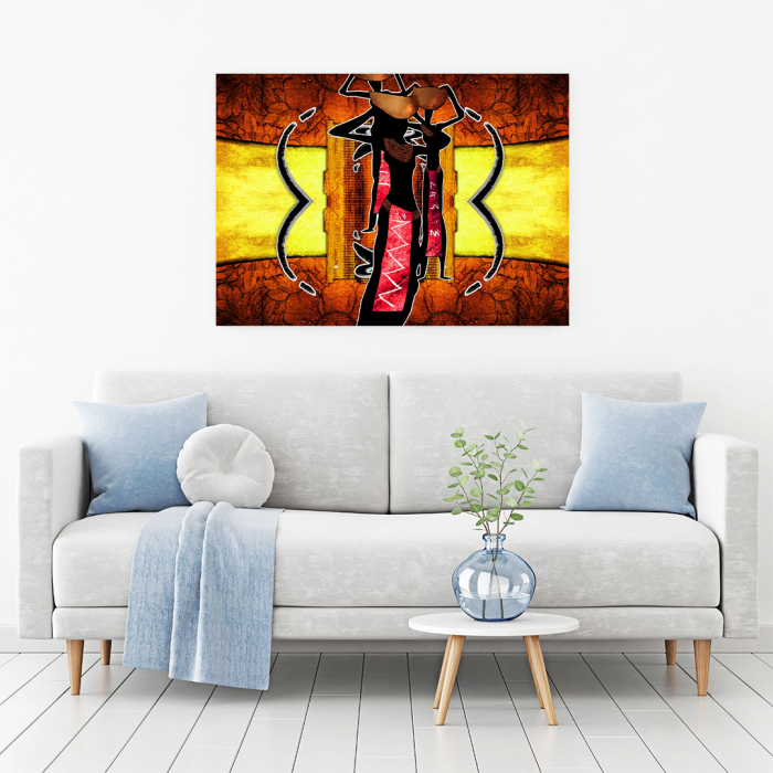 Tablou Canvas - African Ethno Ilustration [2]