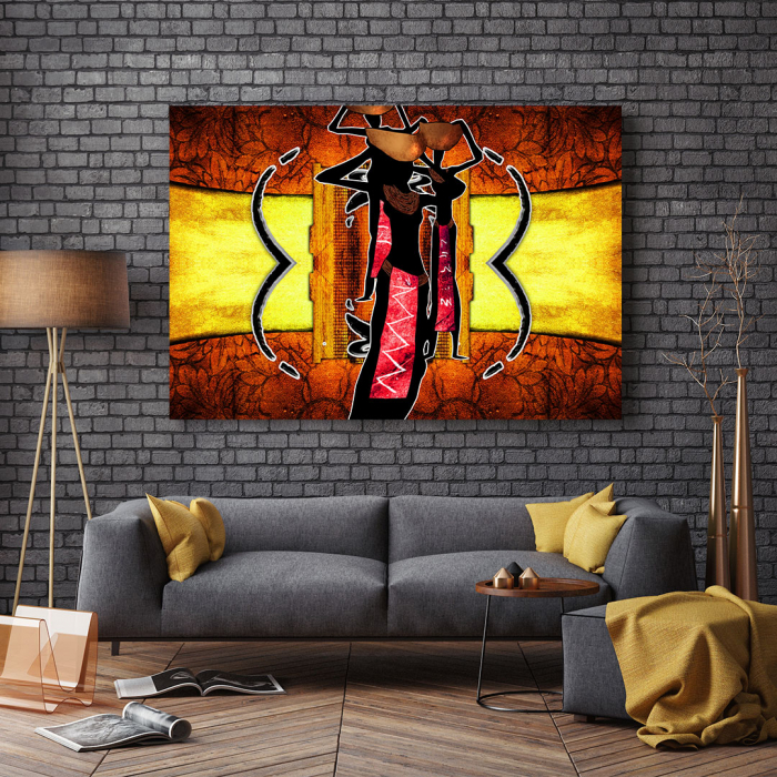Tablou Canvas - African Ethno Ilustration [3]