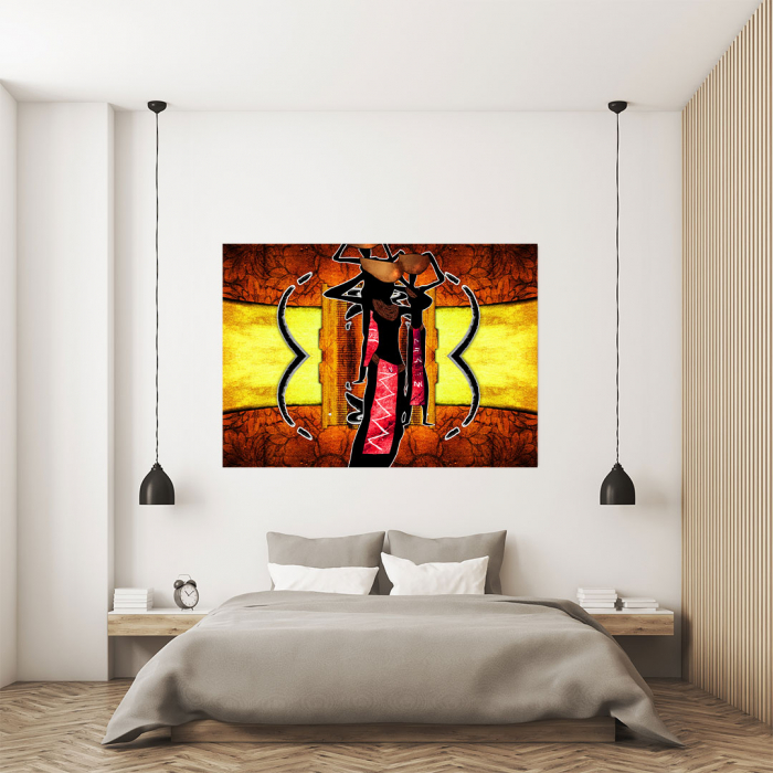Tablou Canvas - African Ethno Ilustration [4]