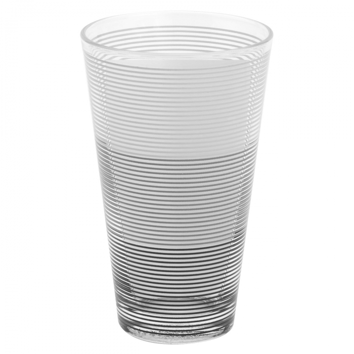 Set 3 Pahare cu dungi gri. 330ml [2]