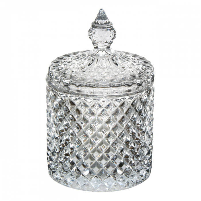 Bombonieră din sticlă cu capac 550ml [2]