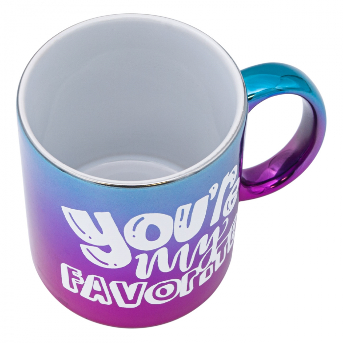 Cană ”Gradient” violet cu mesaj. 590ml [2]